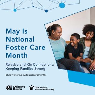 May is National Foster Care Month Banner