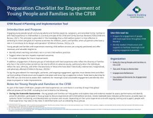 Preparation-Checklist-for-Engagement-of-Young-People-and-Families-in-the-CFSR_3.16.23_508 Updated
